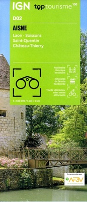 Abbildung von: Aisne Saint-Quentin Laon Soissons Chateau-Thierry: D02 - Institut Geographique National