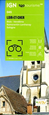 Abbildung von: Loir-et-Cher Blois Vendome Romorantin-Lanthenay Sologne: D41 - Institut Geographique National