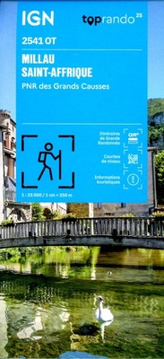 Abbildung von: Millau / St-Affrique / PNR Grands Causses: 2541OT - Institut Geographique National