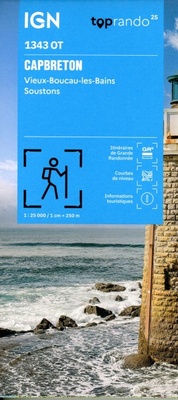 Abbildung von: Capbreton / Vieux-Boucau-les-Bains / Soustons: 1343OT - Institut Geographique National