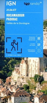 Abbildung von: Rocamadour / Padirac / Vallee de la Dordogne: 2136ET - Institut Geographique National