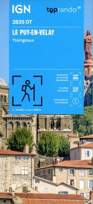 Abbildung von: Le Puy-en-Velay / Yssingeaux: 2835OT - Institut Geographique National