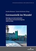 Cover: Germanistik im Wandel - Peter Lang Verlag