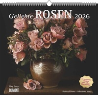 Abbildung von: Geliebte Rosen 2026 - DUMONT Wandkalender - mit allen wichtigen Feiertagen - Format 38,0 x 35,5 cm - DuMont Buchverlag