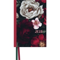 Abbildung von: Dark Flowers Taschenkalender 2026 - Blumen-Design - Terminplaner mit Wochenkalendarium - Format 11,3 x 16,3 cm - DuMont Buchverlag