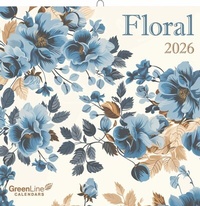 Abbildung von: GreenLine Floral 2026 - Wand-Kalender - Broschüren-Kalender - 30x30 - 30x60 geöffnet - Blumen - GreenLine