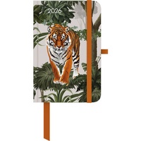 Abbildung von: GreenLine Diary Jungle 2026 - Buchkalender - Taschenkalender - 10x15 - GreenLine