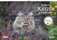 Abbildung von: DUMONTS Katzenkalender 2026 - Broschürenkalender - Wandkalender - mit Schulferienterminen - Format 42 x 29 cm - DuMont Buchverlag