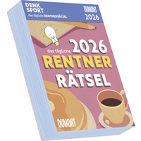 Abbildung von: Rentnerrätsel 2026 - Tagesabreißkalender - 11,8x15,9 - Rentnerkalender - Rentnerrätsel - Rätselkalender - DuMont Buchverlag
