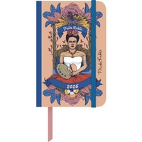 Abbildung von: Frida Kahlo Wochen-Notizkalender klein 2026 - Taschen-Kalender 9x14 cm - mit Verschlussband & Falttasche - Weekly - DuMont Buchverlag