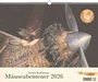 Cover: DUMONT - Mäuseabenteuer 2026 - Kinder-Wandkalender Querformat 52 x 43 cm - Mit Illustrationen aus Lindbergh, Armstrong, Edison, Einstein & Earhart - DuMont Buchverlag