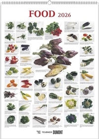 Abbildung von: Food 2026 - Bildkalender 50x70 cm - mit kurzen Beschreibungen zu den Obst- und Gemüsesorten - Küchenkalender - Dumont - Posterkalender - DuMont Buchverlag