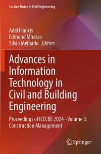 Enlarge image Cover: Advances in Information Technology in Civil and Building Engineering - Springer