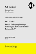 Cover: GI Edition Proceedings Band 356 "DELFI 2024" - K&ouml;llen