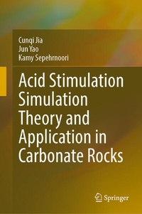 Enlarge image Cover: Acid Stimulation Simulation Theory and Application in Carbonate Rocks - Springer Nature Switzerland AG