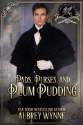 Cover: Pads, Purses, and Plum Pudding (Paddy's Peelers Mystery, #2) - Aubrey Wynne