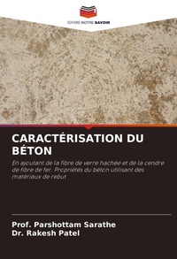 Enlarge image Cover: Caracterisation Du Beton - Editions Notre Savoir