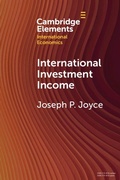 Cover: International Investment Income - Cambridge University Press