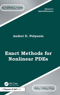 Enlarge image Cover: Exact Methods for Nonlinear PDEs - Chapman & Hall/CRC