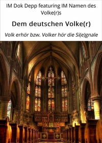 Abbildung von: Dem deutschen Volke(r) - neobooks