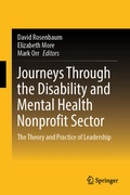 Cover: Journeys Through the Disability and Mental Health Nonprofit Sector - Springer Nature Switzerland AG