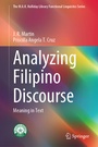 Cover: Analyzing Filipino Discourse - Springer