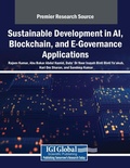 Cover: Sustainable Development in AI, Blockchain, and E-Governance Applications - Engineering Science Reference
