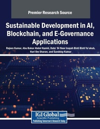 Enlarge image Cover: Sustainable Development in AI, Blockchain, and E-Governance Applications - Engineering Science Reference