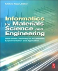 Cover: Informatics for Materials Science and Engineering - Butterworth-Heinemann