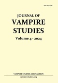 Cover: Journal of Vampire Studies - Vampire Studies Association