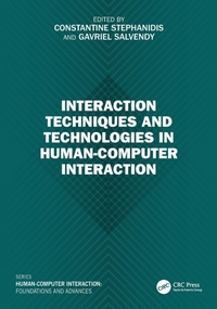 Enlarge image Cover: Interaction Techniques and Technologies in Human-Computer Interaction - CRC Press
