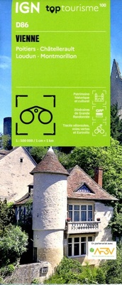 Abbildung von: Vienne Poitiers Chatellerault Loudun Montmorillon: D86 - Institut Geographique National
