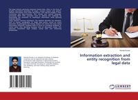 Abbildung von: Information extraction and entity recognition from legal data - LAP Lambert Academic Publishing
