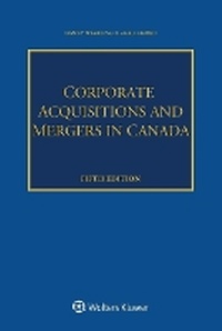 Abbildung von: Corporate Acquisitions and Mergers in Canada - Kluwer Law International
