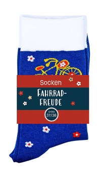 Abbildung von: Socken »Fahrrad-Freude« - St. Benno