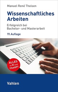 Abbildung von: Wissenschaftliches Arbeiten - Vahlen