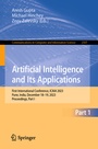 Cover: Artificial Intelligence and Its Applications - Springer