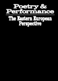 Cover: Poetry & Performance - Spector Books