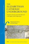 Cover: The Elizabethan Catholic Underground - Brill