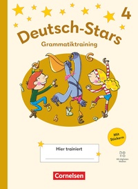 Abbildung von: Deutsch-Stars - Grammatiktraining Ausgabe 2025 - 4. Schuljahr - Cornelsen Verlag