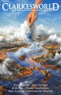 Cover: Clarkesworld Magazine Issue 220 - Wyrm Publishing