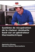 Cover: Systeme de recuperation de la chaleur residuelle base sur un generateur thermoelectrique - Editions Notre Savoir