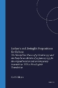 Cover: Luther's and Zwingli's propositions for debate - Brill