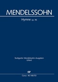 Cover: Hymne (Klavierauszug, auch Orgelauszug) - Carus-Verlag
