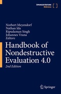 Cover: Handbook of Nondestructive Evaluation 4.0 - Springer