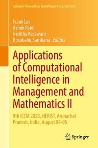 Enlarge image Cover: Applications of Computational Intelligence in Management and Mathematics II - Springer