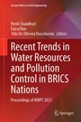 Cover: Recent Trends in Water Resources and Pollution Control in BRICS Nations - Springer Nature Switzerland AG