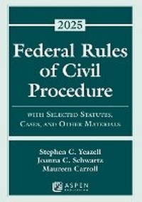 Abbildung von: Federal Rules of Civil Procedure - Aspen Publishing