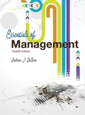 Cover: Essentials of Management -- 12e - wessex, inc.