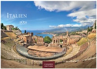 Abbildung von: Italien Kalender 2026 - Wandkalender | Fotokalender Italien 35x50 cm im Großformat mit 12 traumhaften Motiven der Reisedestination Italien - CASARES EDITION